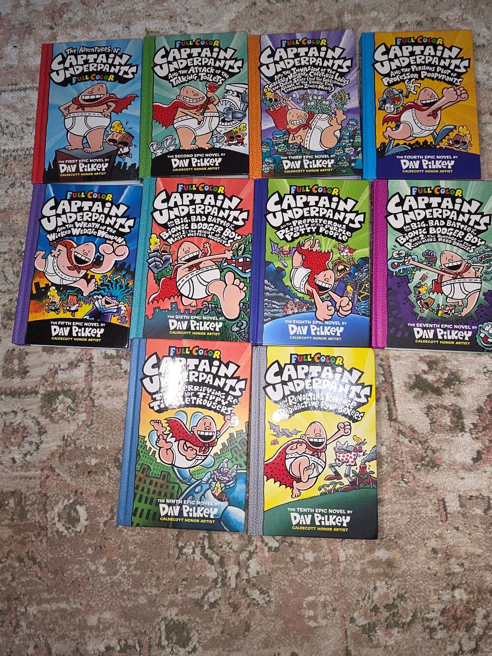 Captain Underpants Full Color Graphic novels 1-10